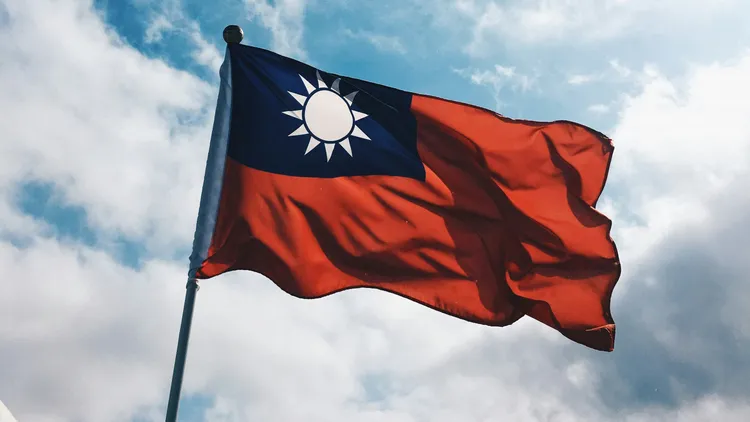 示意圖，中華民國國旗。翻攝自Unsplash