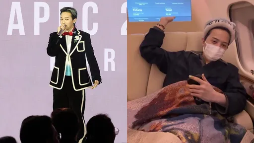 GD戴黑笠帽登APEC晚宴演出!唱完秒搭私人专机来台备战大巨蛋