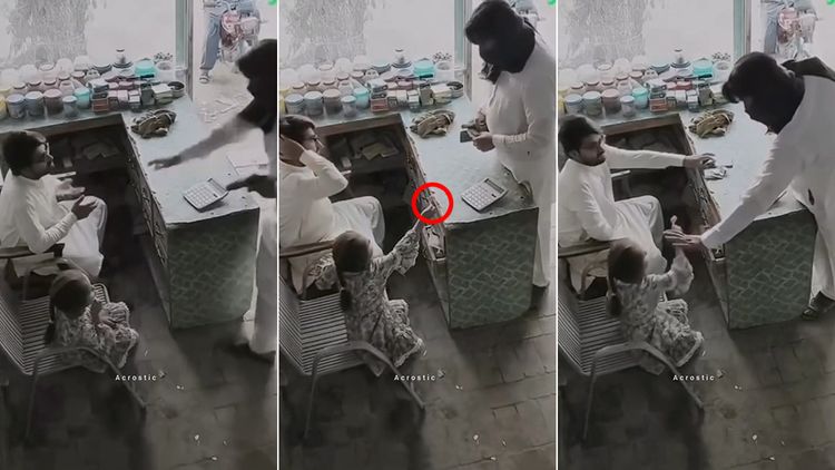 影片|5歲女童「遞出棒棒糖」逆轉搶案 槍匪到手財物全數歸還