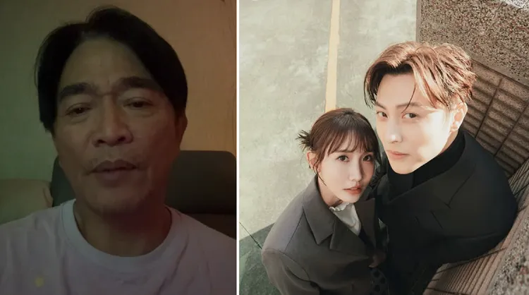 吴宗宪在直播中聊到粿粿与范姜婚变风波。左图翻摄吴宗宪脸书，右图翻摄粿粿IG