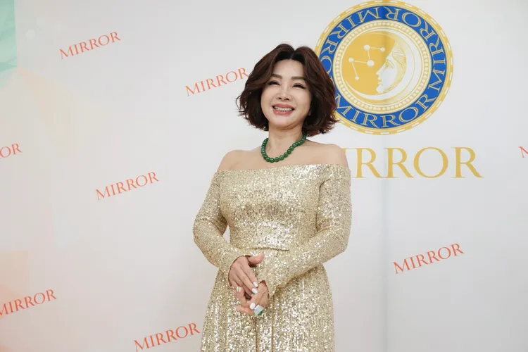 陳美鳳優雅現身。攝影中心攝