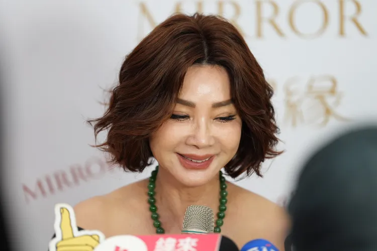 陳美鳳坦然面對前夫話題。攝影中心攝