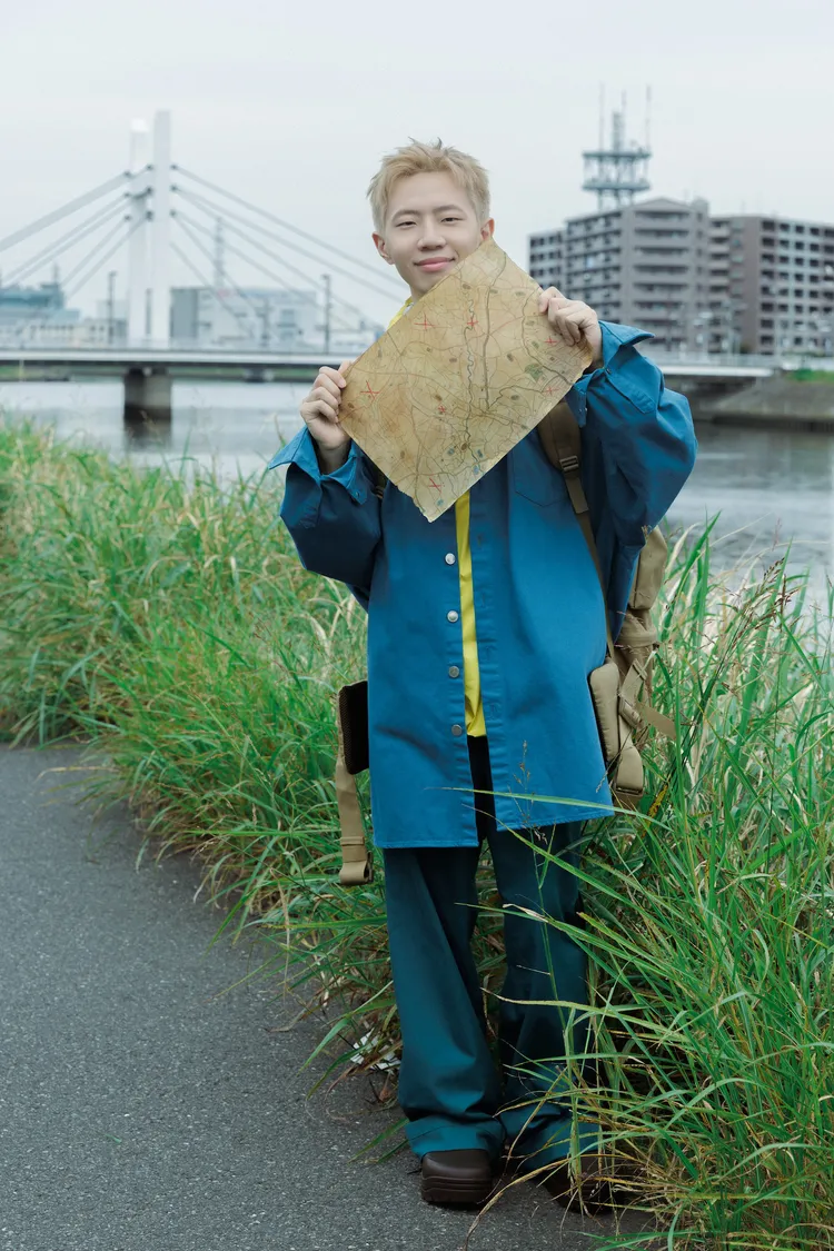 鄭興在日本連續拍攝15小時不嫌苦，敬業精神驚讚日本團隊。好的秋工作室提供