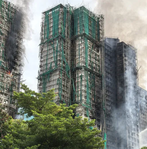 香港惡火增至83死逾70傷12命危300失蹤　7棟樓今將爆破