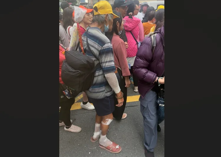 勇脚伯也到场随香。民众提供