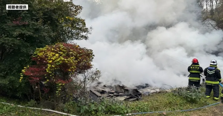 熊本县菊池市20日发生火警，造成约100只狗死亡。翻摄自熊本放送