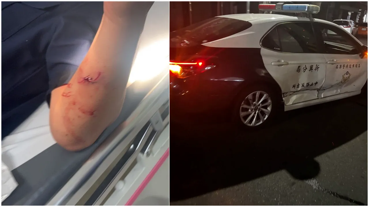 高雄警开6枪！可疑车辆冲撞「警员受伤」　惊险影片曝光