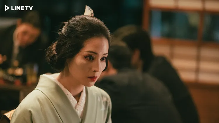 莫允雯扮演日本1950年代日本女性，挑戰全日文台詞。LINE TV提供