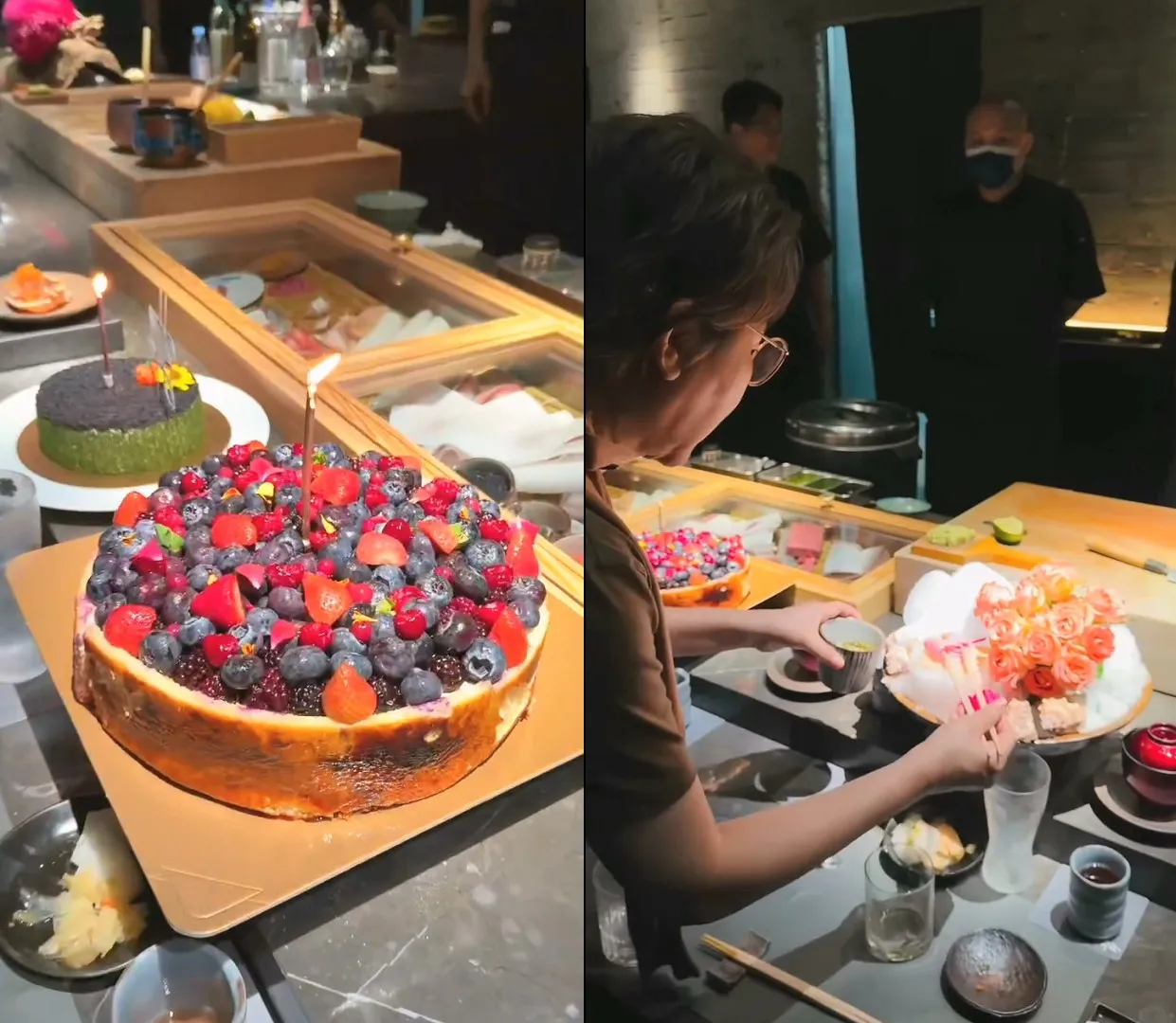 水果蛋糕、生鱼片蛋糕应有尽有。翻摄关颖IG
