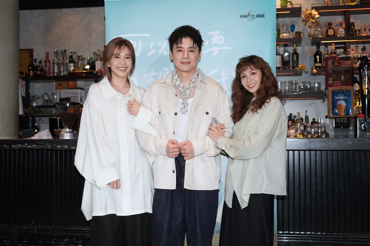 廖苡喬（左起）、邱志宇、黃姵嘉。攝影中心攝