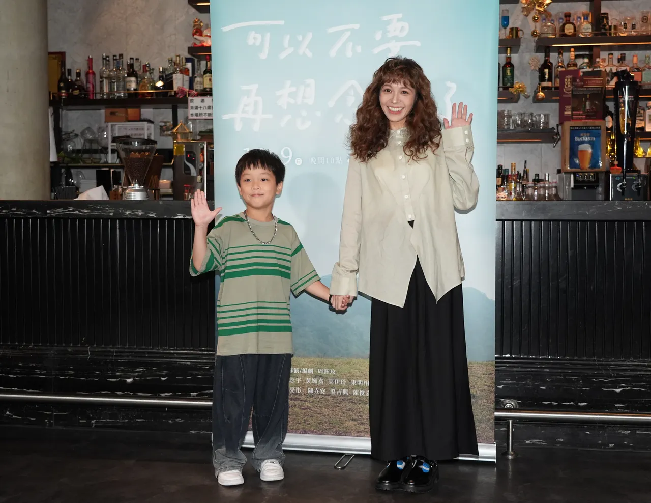 黃姵嘉很滿意這次的兒子陳垚安。攝影中心攝