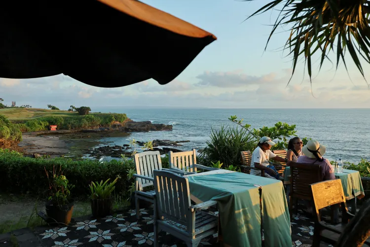 印尼峇里島擁有許多絕美自然景觀。路透社