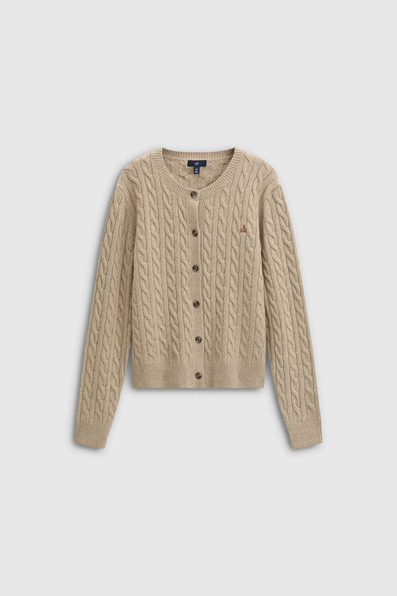 Gap小熊刺绣圆领针织外套，1999元。品牌提供