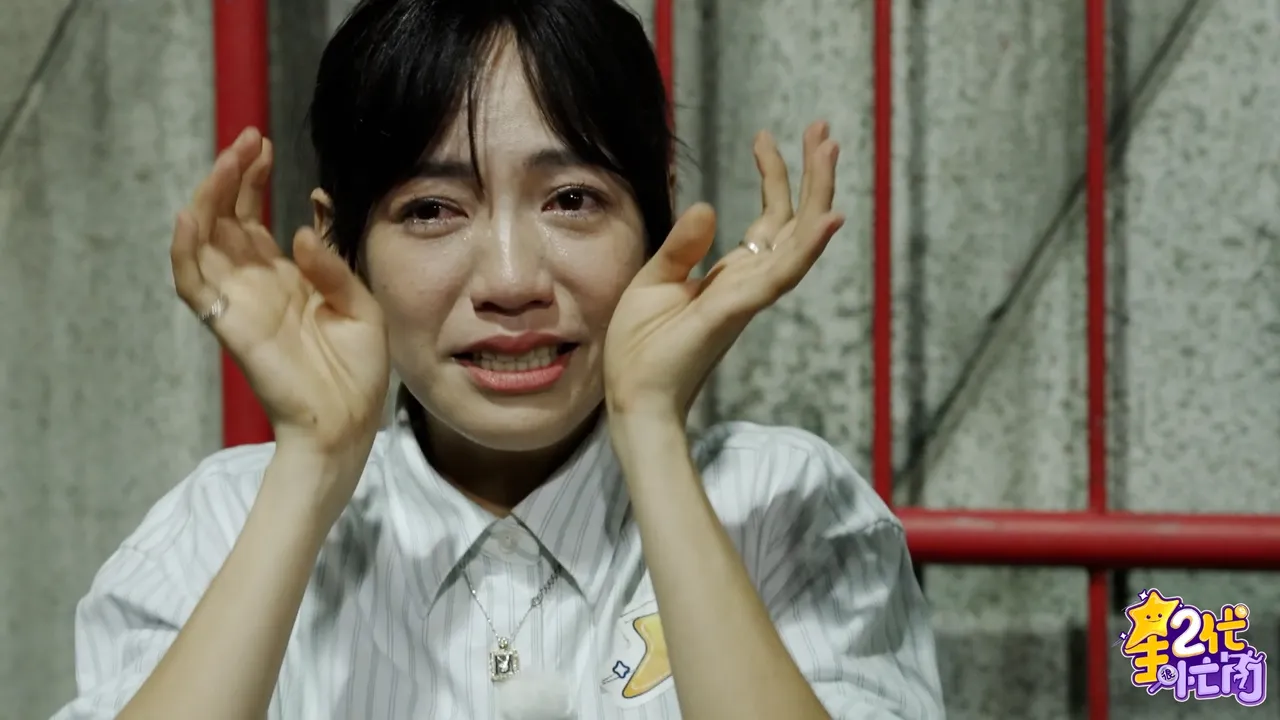 焦曼婷转播职棒压力爆表崩溃大哭。Yahoo《星二代很忙内》提供