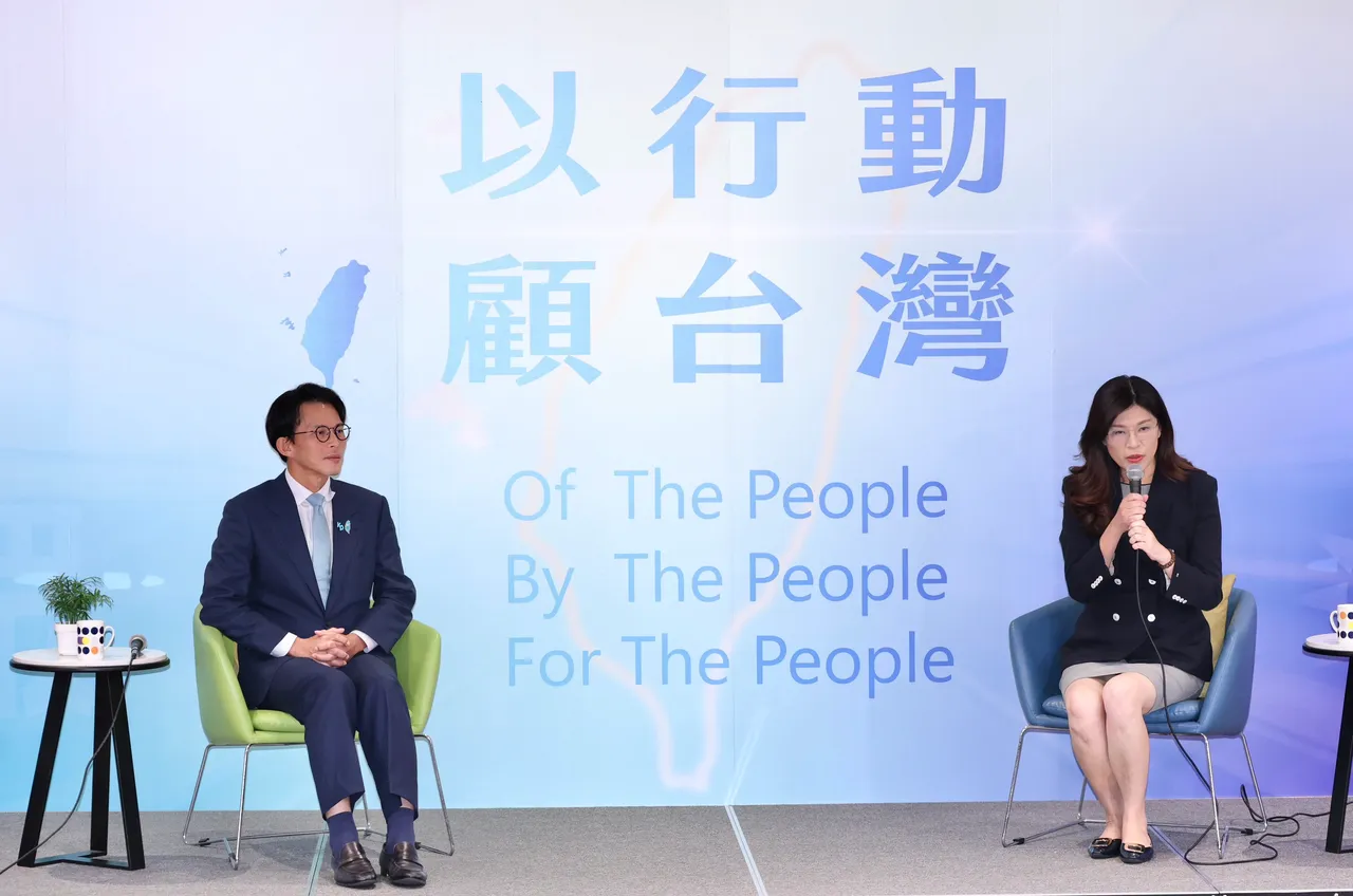 國民黨主席鄭麗文、民眾黨主席黃國昌「以行動顧台灣—主席高峰會談」。莊宗達攝