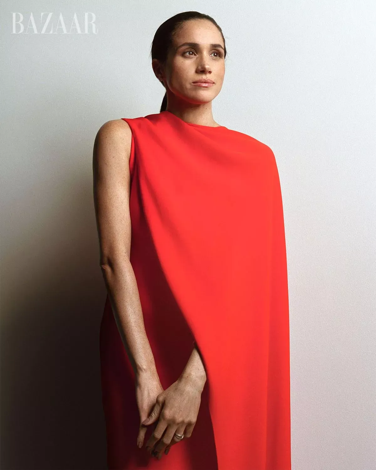 梅根马可与老公哈利王子脱英后，努力在美国打造个人品牌。翻摄Harper's Bazzar