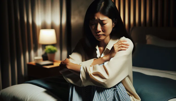 身兼公益团体理事长的邱姓视障男，趁按摩女小可(化名)分租其工作室时性侵对方得逞，重判7年2月定谳。AI生成示意图