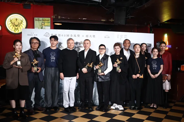 《大濛》劇組抱回4項大獎。特勤中心攝