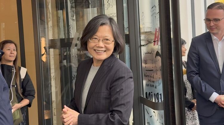 蔡英文抵柏林談台歐關係發展:我們再繼續努力