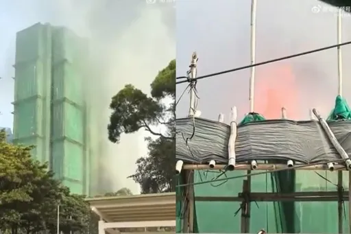 香港大火死伤惨「竹鹰架围网」酿连环烧！　台湾「关键1原因」拒上演同悲剧