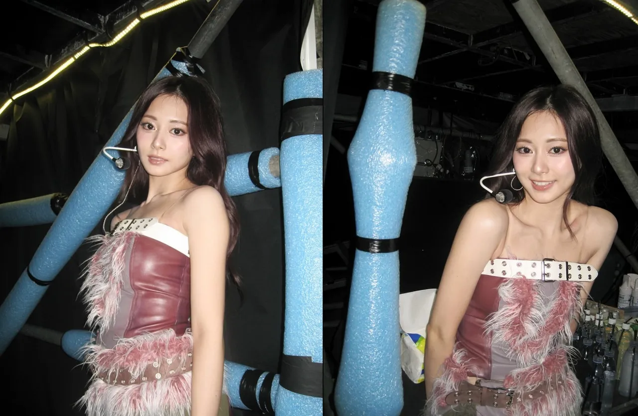 周子瑜分享后台美照。翻摄周子瑜IG