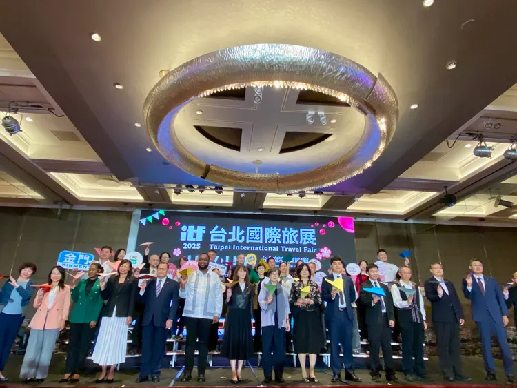 台北國際旅展（ITF）今舉辦展前記者會。莊偉祺攝