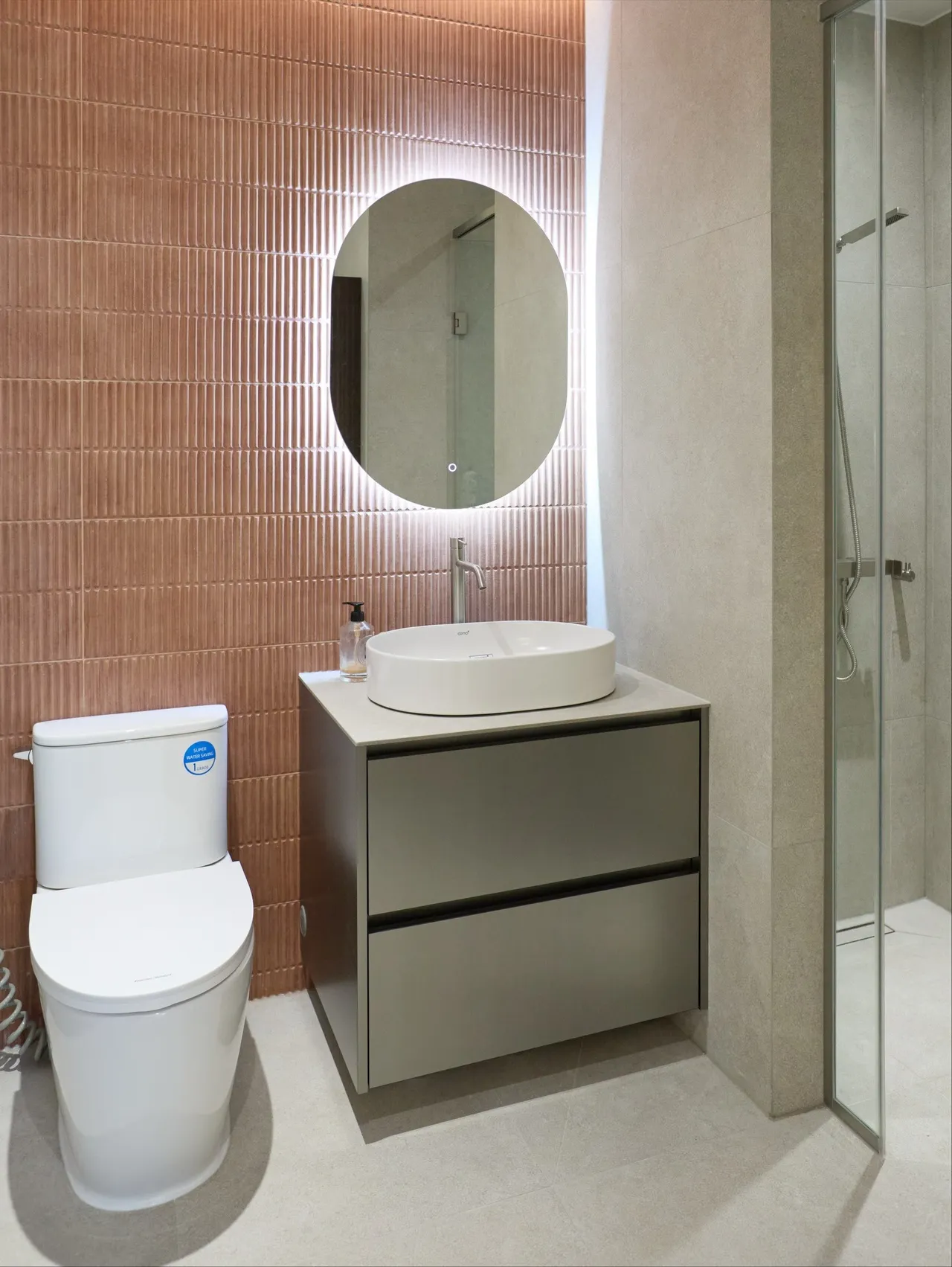 韓國室內設計師公開玉澤演的新家浴室。翻攝朴智賢IG