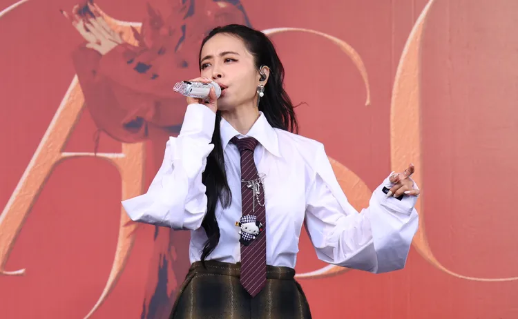 Jolin時隔6年舉辦簽唱會，演唱多首歌曲，誠意十足。莊宗達攝