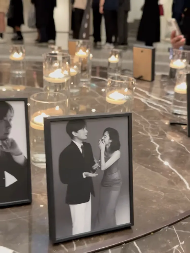 小倆口婚紗照曝光。翻攝金友利IG