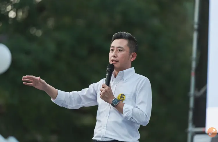 前新竹市长林智坚。翻摄自林智坚脸书