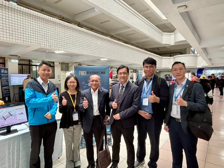 工務局參加2025土木科技展暨國際研討會，展示新北推動智慧工程的最新技術與成果。工務局提供