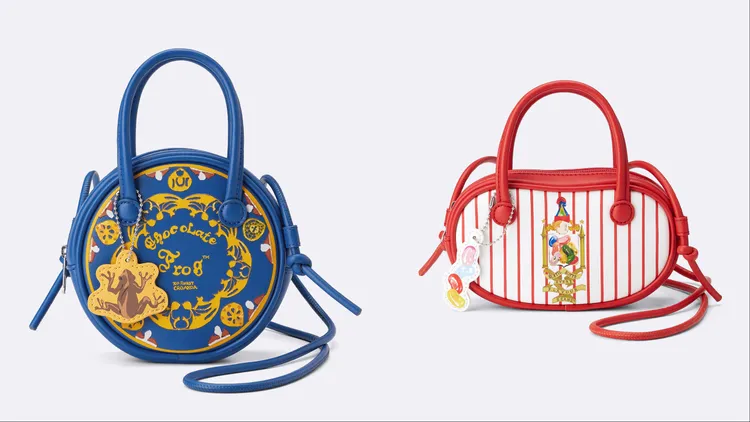 GU《哈利波特》聯名女裝迷你包，各890元。品牌提供