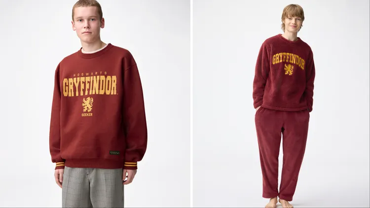男裝系列詮釋霍格華茲的學院精神。品牌提供