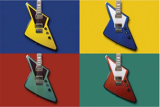 全球首見！E Ink可變色電吉他亮相 