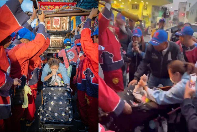 雲林北港媽南巡入府城!破例讓這對母子「鑽轎腳」 背後故事超感人