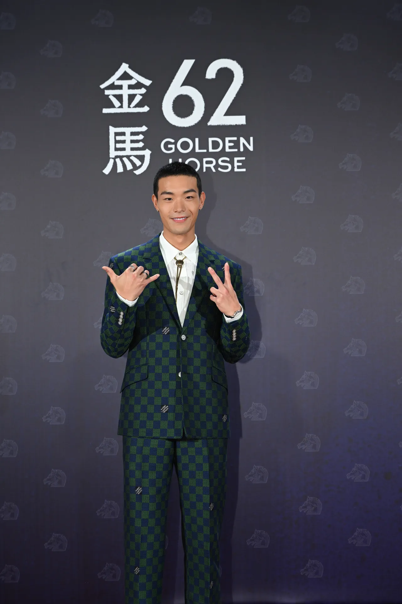 牧森身著LV。金馬提供