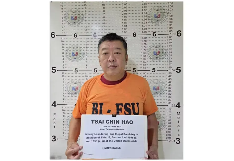 台湾蔡姓男子遭美通缉，搭邮轮在菲国被捕。翻摄Inquirer.net