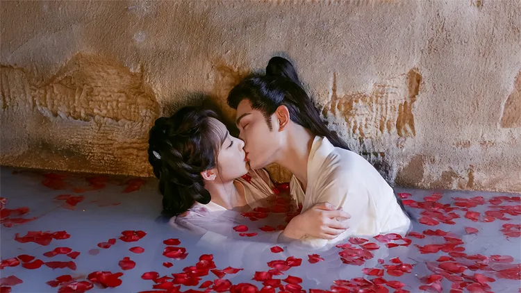 鄧恩熙《長樂曲》獻螢幕初吻給丁禹兮。中天娛樂台提供