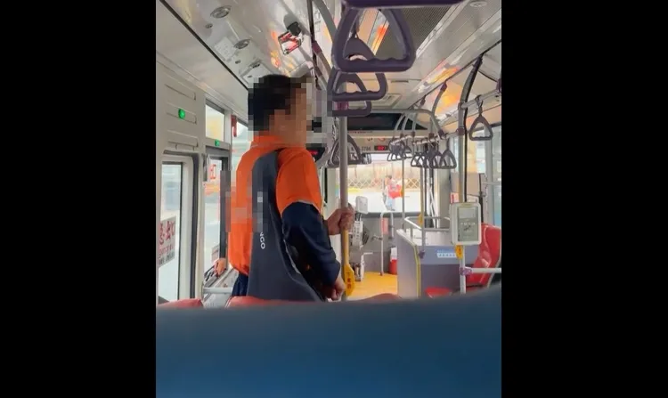 劉男不斷出言恐嚇。翻攝自ku07._.0706