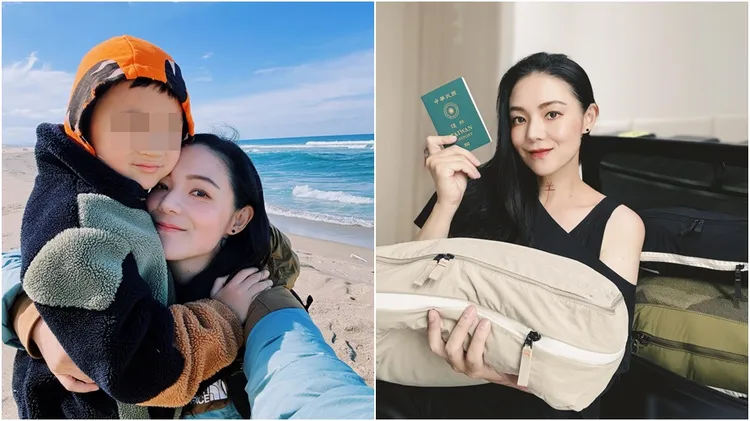 女星欧阳靖分享育儿心得，认为没必要证明自己勇敢，带小孩去医疗落后国家旅游。翻摄自欧阳靖脸书