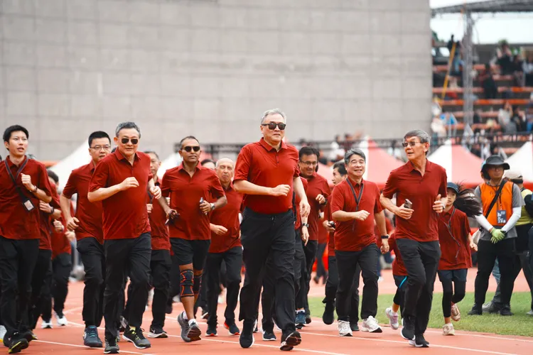 台積電8日舉行運動會。台積電提供