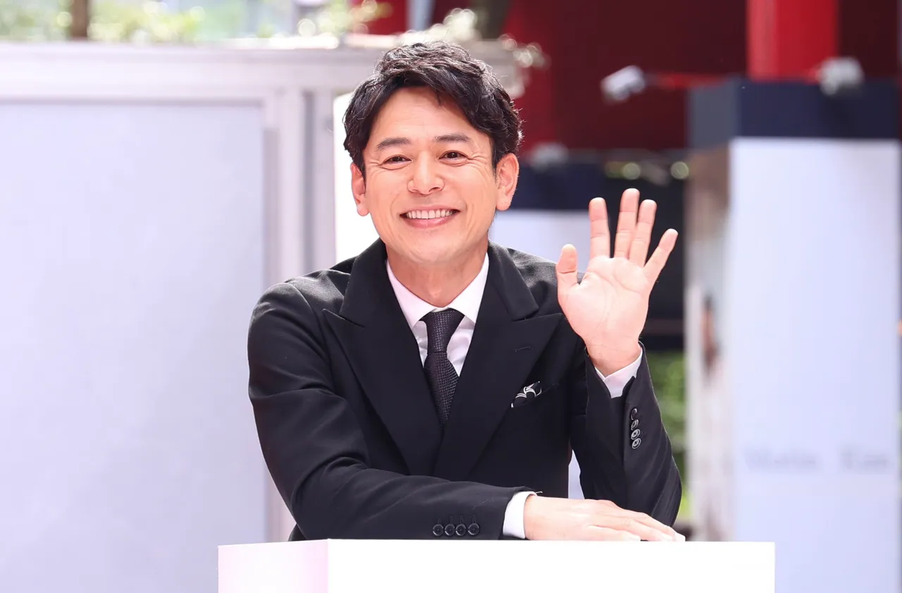 妻夫木聪迷人笑容迷倒粉丝。庄宗达摄