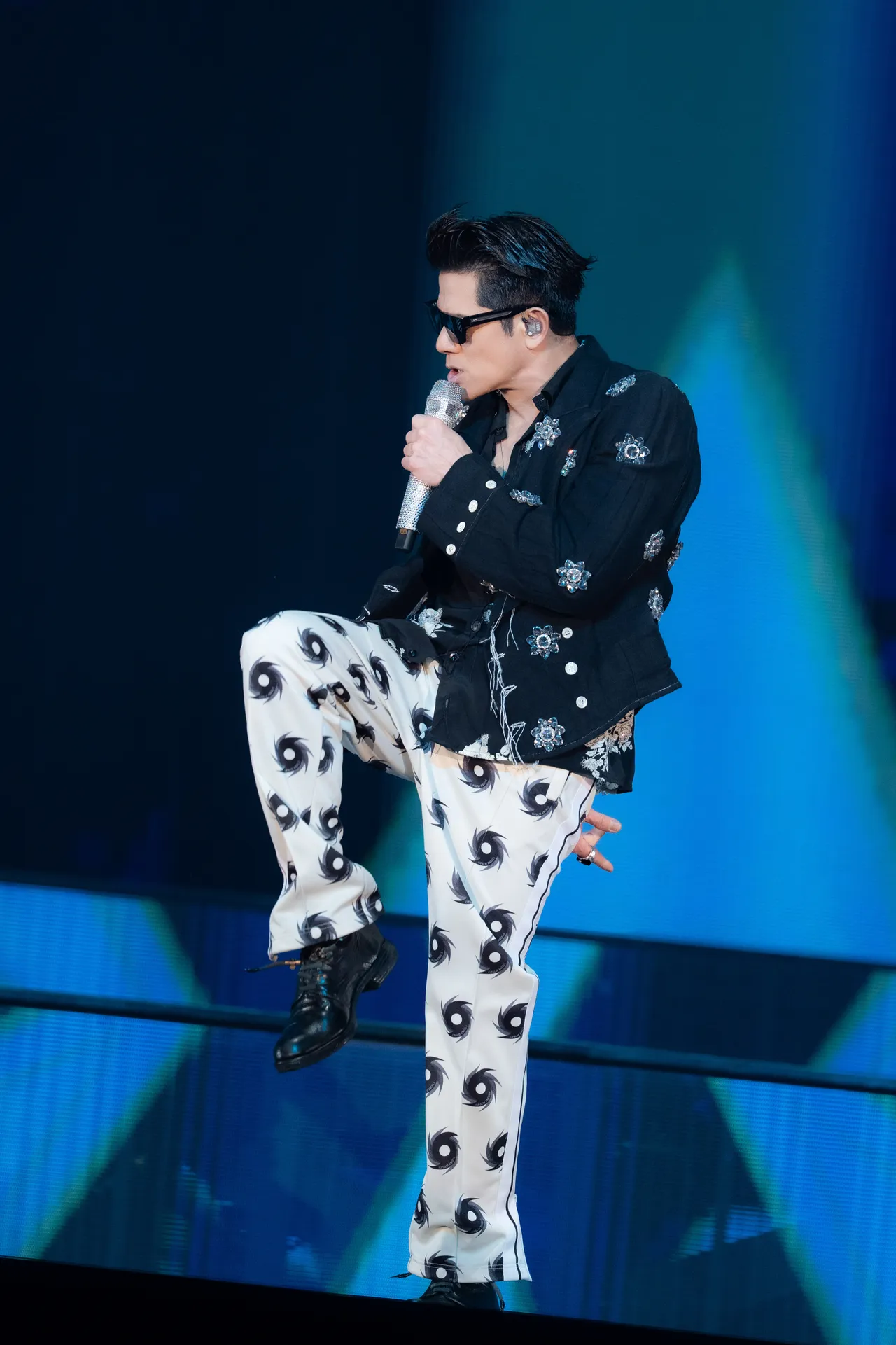 郭富城上周在高雄开唱，私下捐助好友度难关。爵士娱乐／iMe TW提供