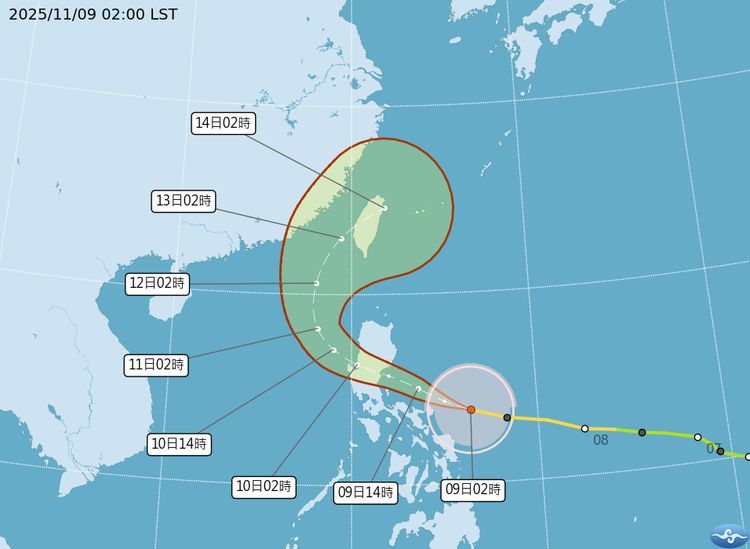 鳳凰估今變強颱！氣象署：週三「台中以北」登陸　明後天發海陸警　
