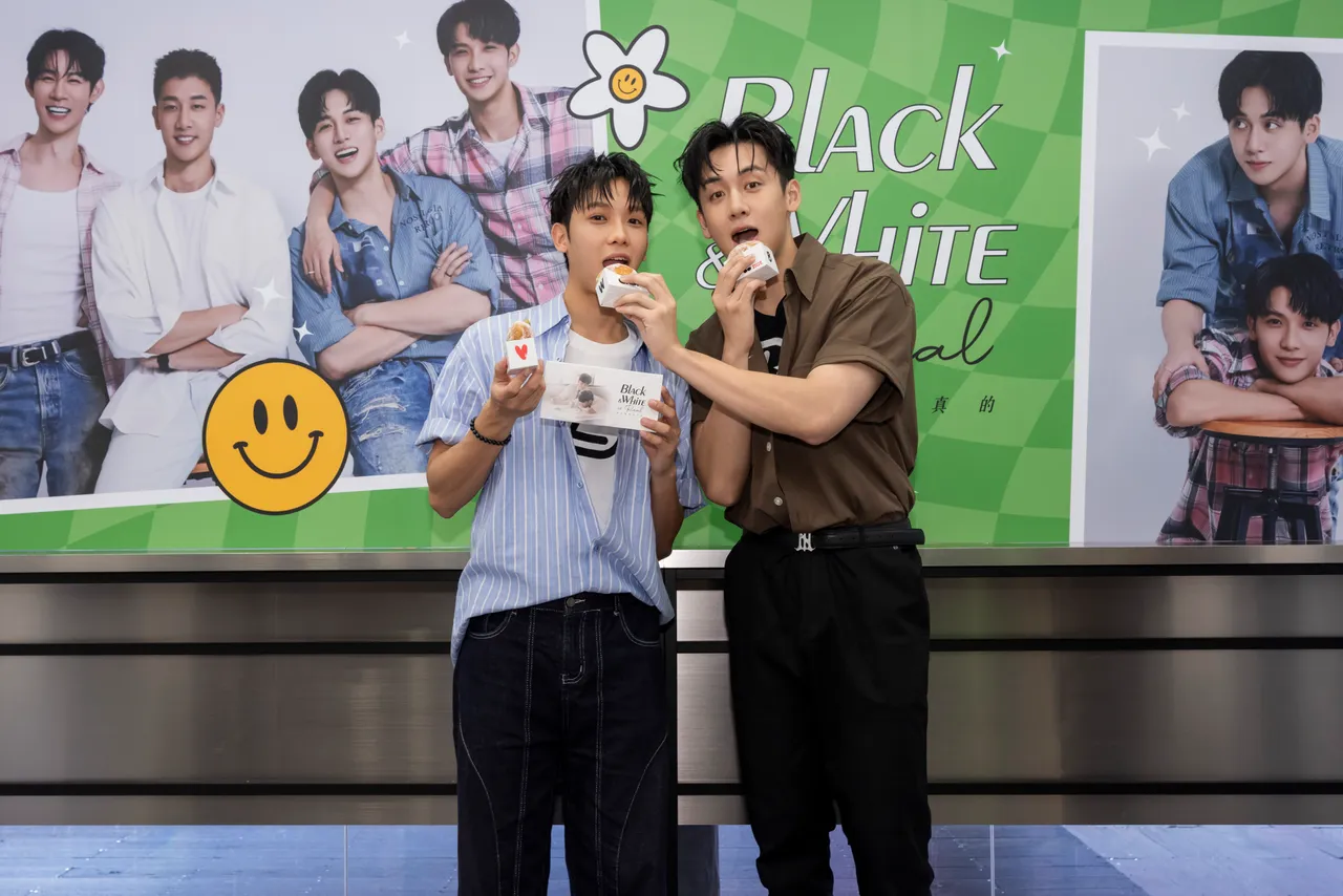 葛兆恩（右）、紀成澔。結果娛樂提供