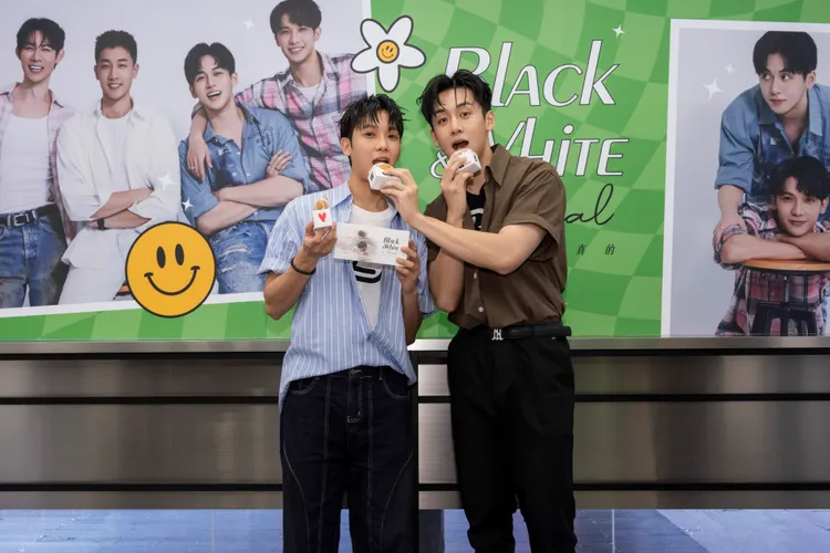 葛兆恩（右）、紀成澔。結果娛樂提供