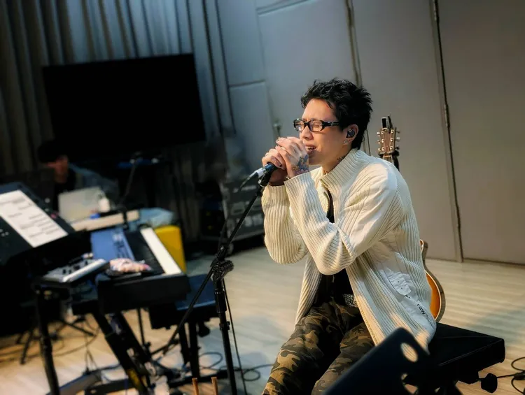 Marz23为了备战台北小巨蛋整天泡在练团室。宽宏艺术提供