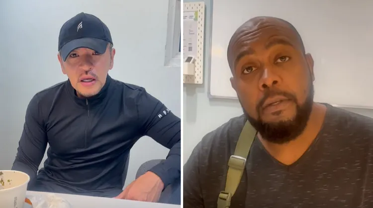 梦多（左）火大批杜力迟到很多借口。翻摄梦多脸书