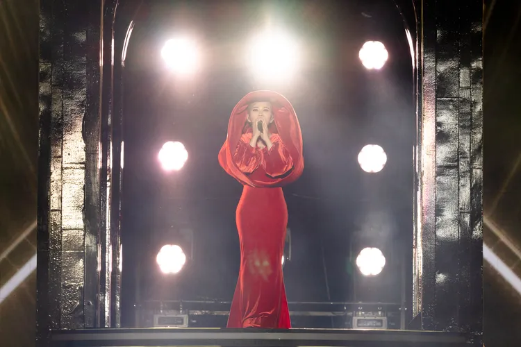 梁靜茹以經典歌曲《勇氣》點綴且貫穿整場演唱會。超級圓頂提供