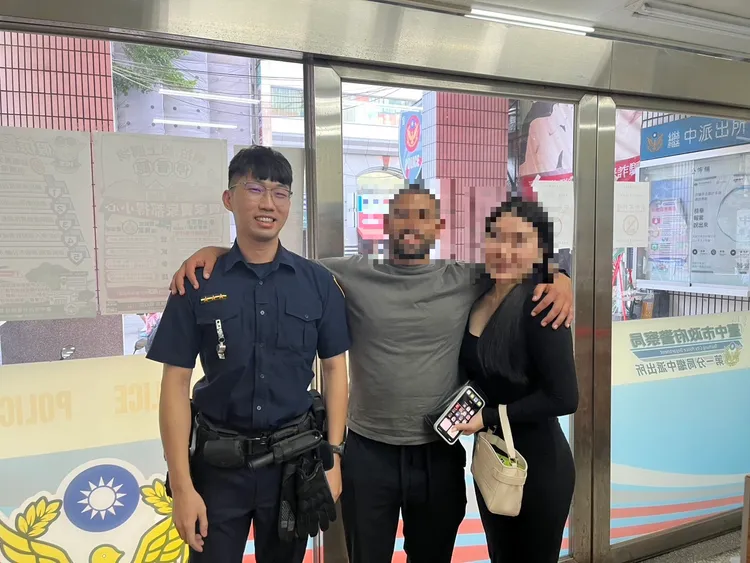 警方迅速寻回英籍男子的钱包。翻摄画面